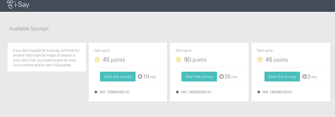 Ipsos i-Say Dashboard
